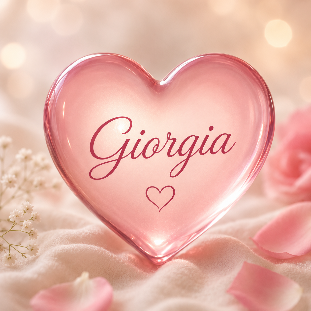 Cuore con il nome Giorgia